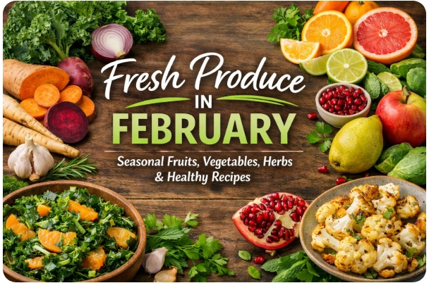 Fresh Produce in February: Healthy Seasonal Foods and Winter Recipes
