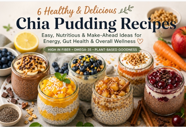 6 Healthy Chia Pudding Recipes for Weight Loss, Energy & Gut Health