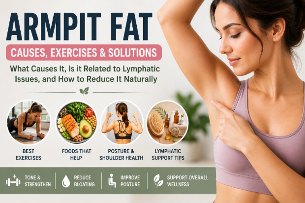 Best Ways to Get Rid of Armpit Fat: Workouts, Diet & Lymphatic Tips