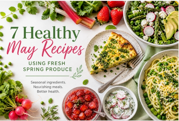 7 Easy Healthy Recipes with May Fruits and Vegetables