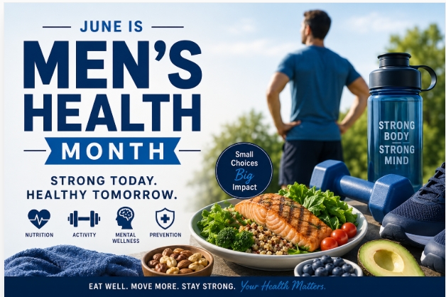 Men’s Health Month: Nutrition, Prevention, and Wellness for a Stronger Future