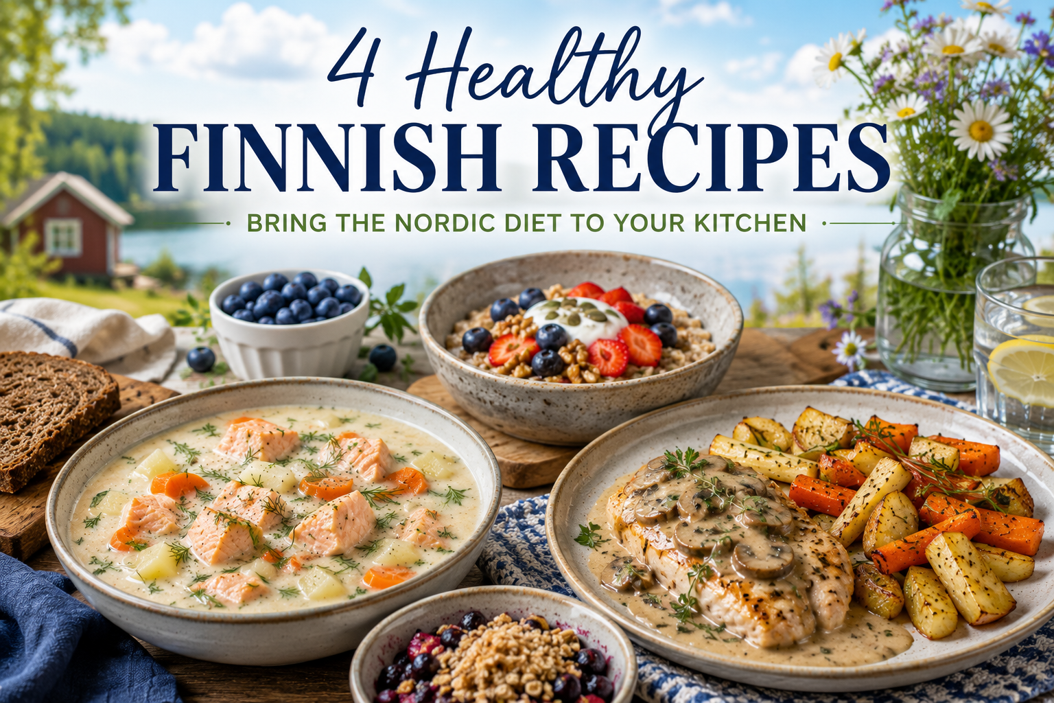 4 Healthy Finnish Recipes to Bring the Nordic Diet to Your Kitchen