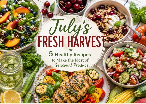 July’s Fresh Harvest: 5 Healthy Recipes to Make the Most of Seasonal Produce