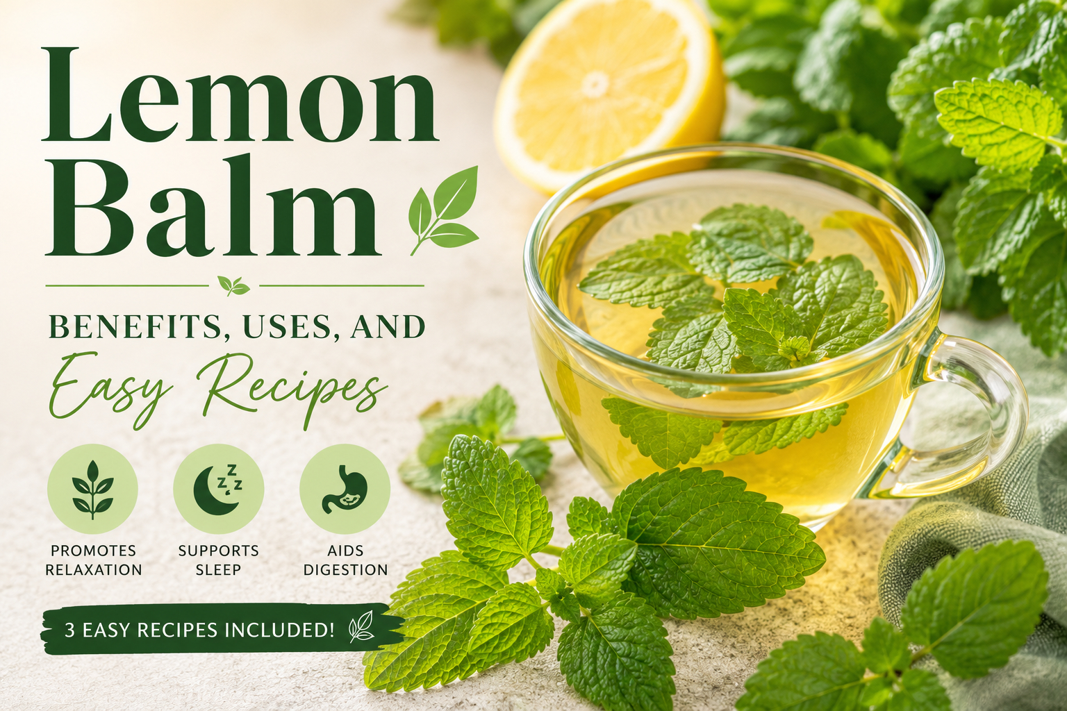 Lemon Balm: 5 Health Benefits and Delicious Ways to Use It
