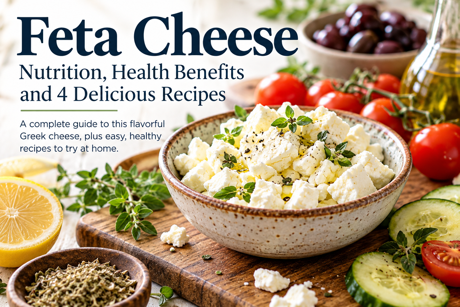 Feta Cheese: Nutrition, Health Benefits, and 4 Delicious Recipes